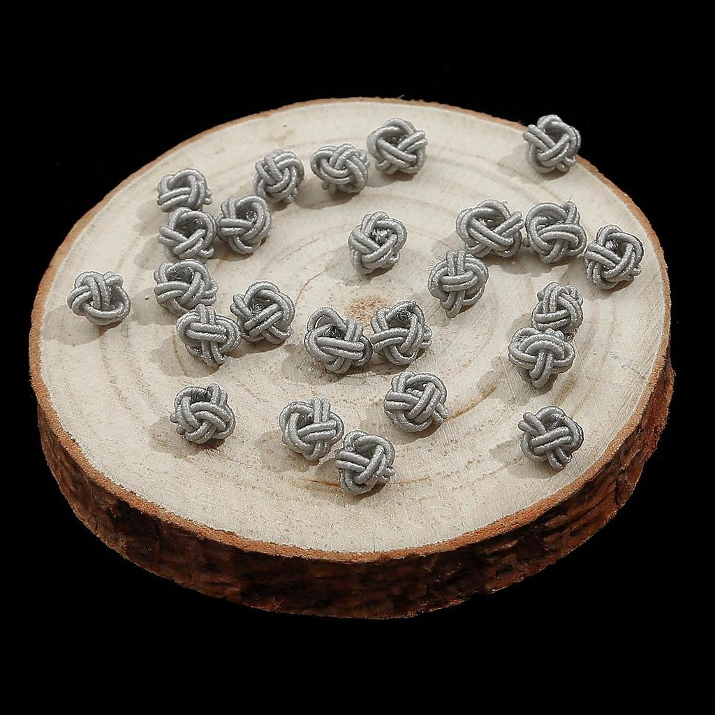 10st färgglada distansknut gör-det-själv-halsband armband rep distanshållare Flätad spole Rep Kedjeände Spänne Smycketillbehör Hitta
