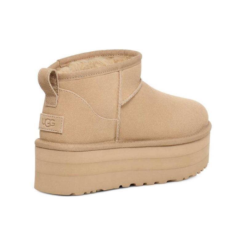 UGG Classic Ultra Mini Platform Boot Mustard Seed Women's Sneakers 1135092-MDSD