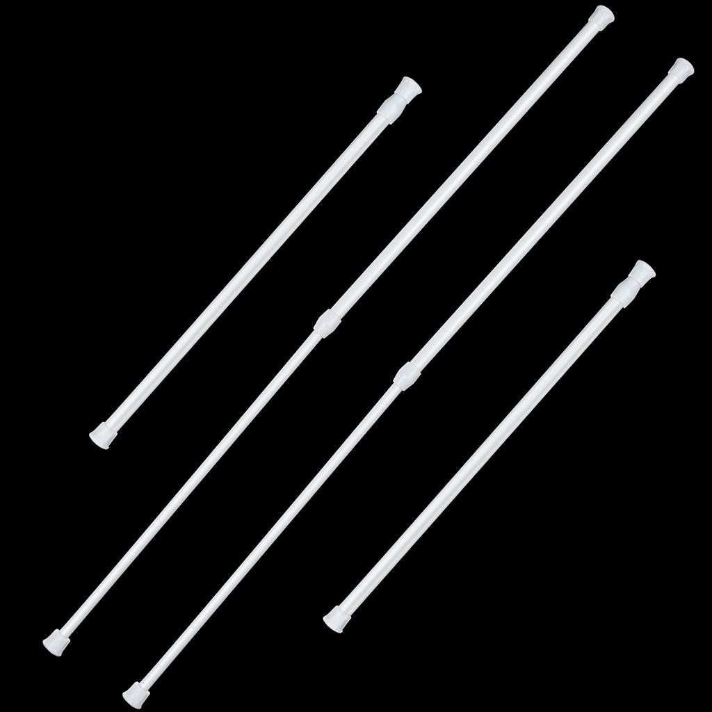 4 Pcs Window Security Bar Sliding Door Security Bar White Security Window Bars