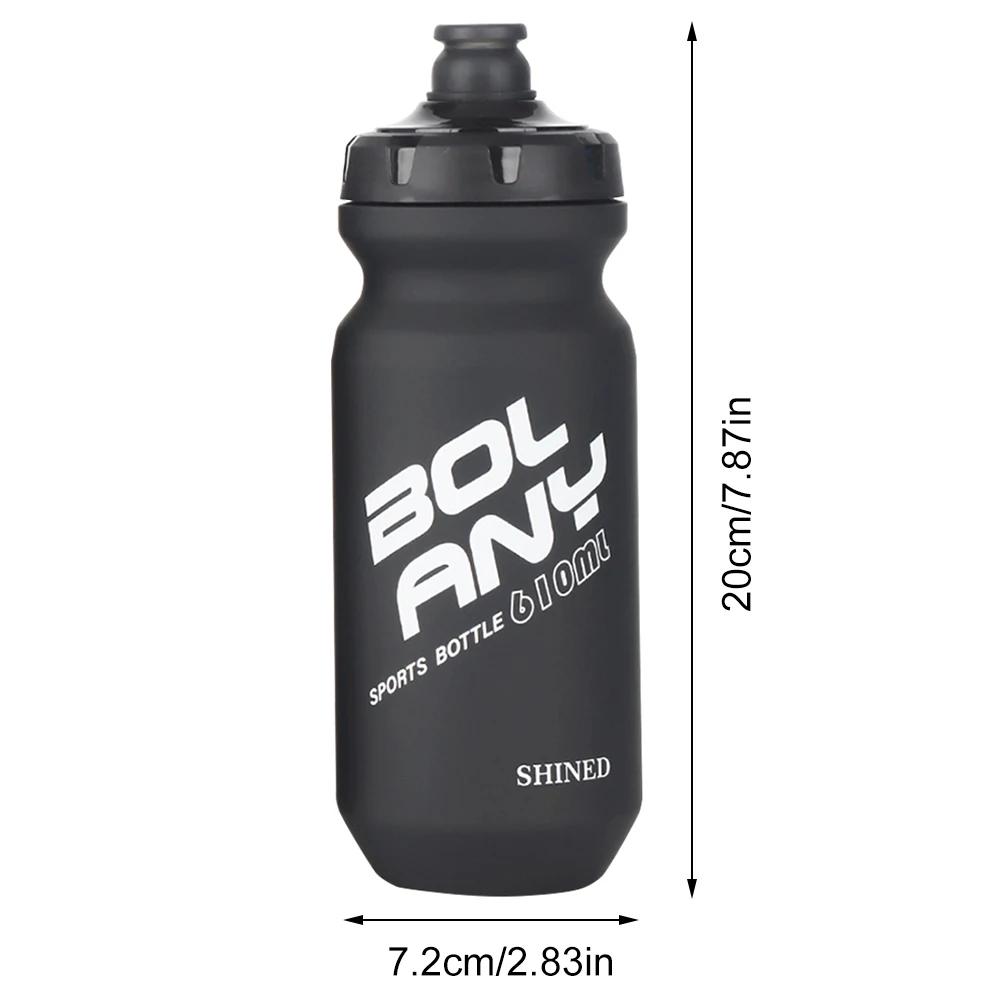 Bicycle Water Bottle 610ml Lightweight Outdoor Fitness Running Climbing Riding Sports Kettle Portable Cup Squeeze Bike Bottle