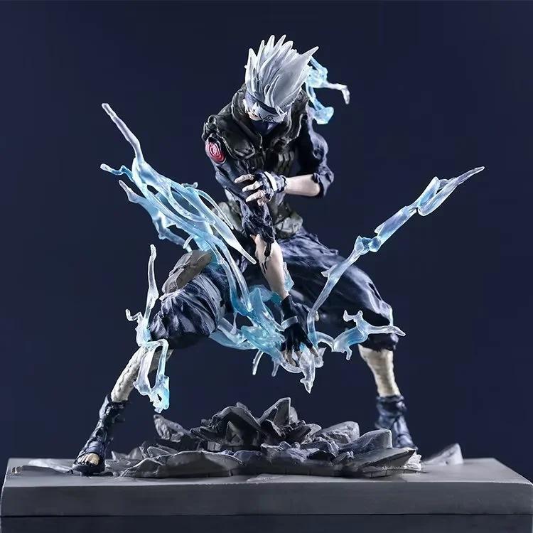 Hokage GK Flag Mukakashi, Thunder, Iron Curtain, Battle Scene, Standing Position, Model Ornament, Boxed Figure