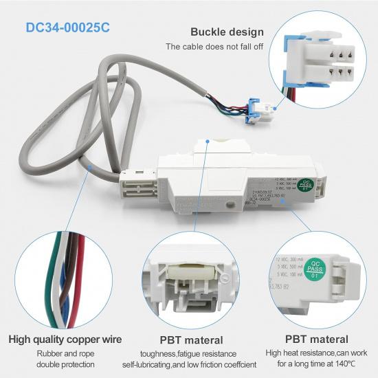 DC34-00025A, DC34-00025C, DC34-00025E OEM Washer Door Lock,Compatible With Samsung - Replaces AP6037187, PS11771585-2 YEAR WARRANTY
