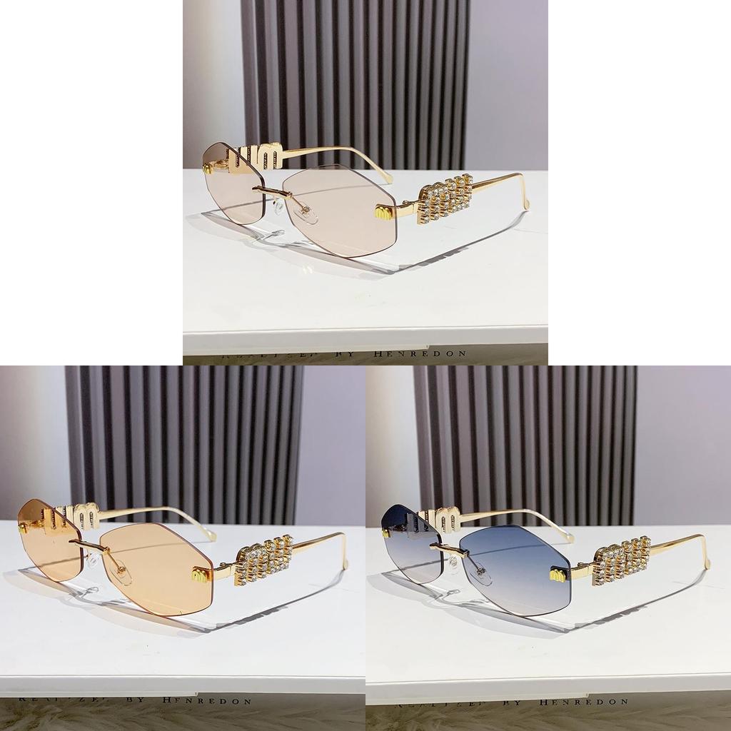 Vintage Diamond Shape Sunglasses With Uv400 Protection For Casual Wear And Outdoor Activities