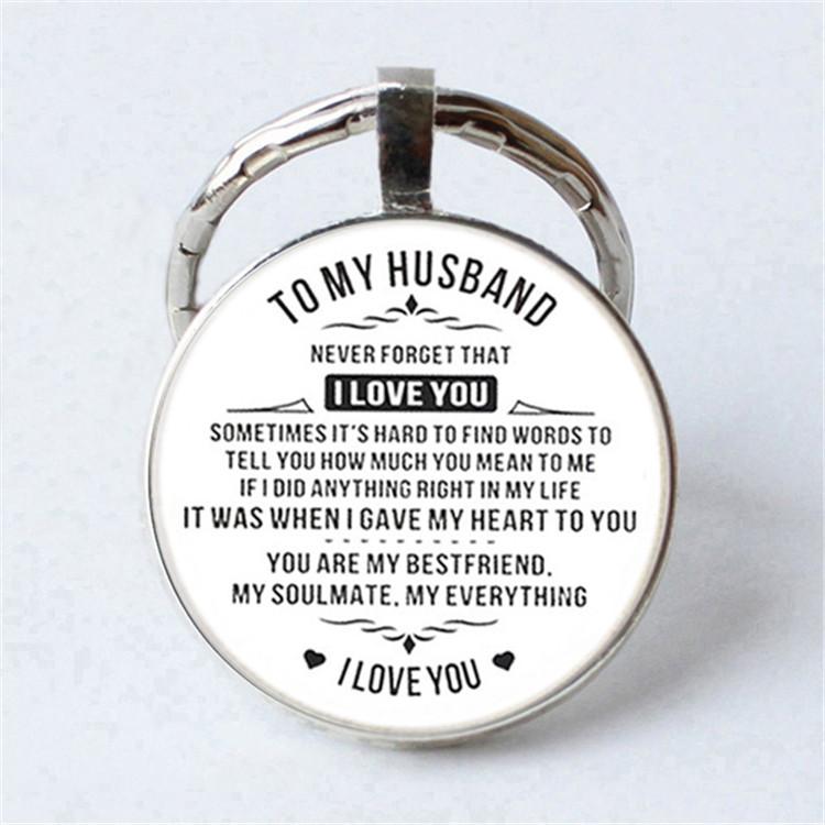 Keychain Accessories Pendant Floral Thanksgiving Text Good Friends Retro Personalized Keychain Gift Pendant