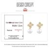 Korean-Style Pearl Four-Leaf Clover Clip-On Earrings: Elegant, Versatile, No Piercing Required, Delicate Fashion Jewelry.
