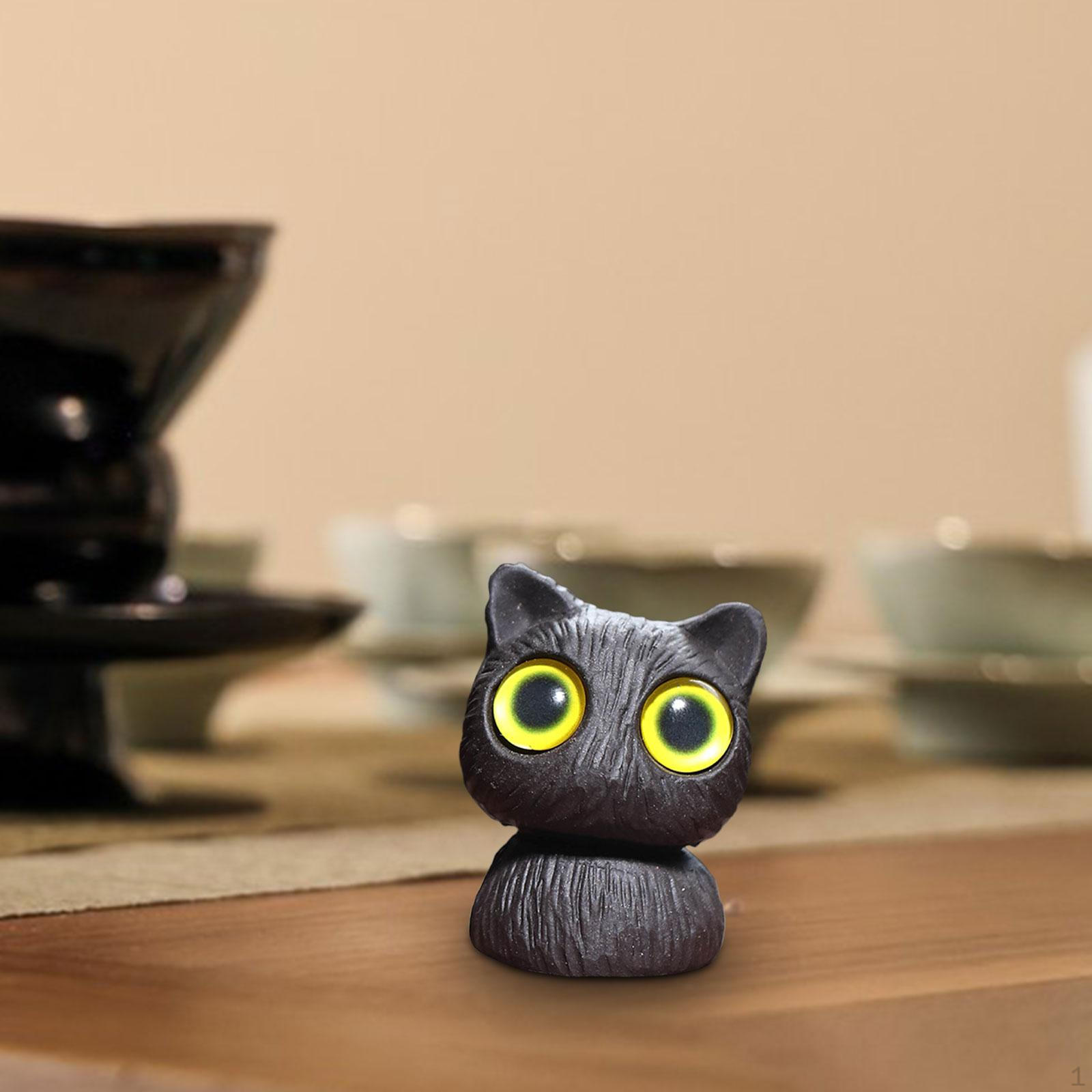 

Статуэтка Чайный питомец, Художественное произведение для домашнего показа, Орнамент Кунг-фу Yellow Eyes