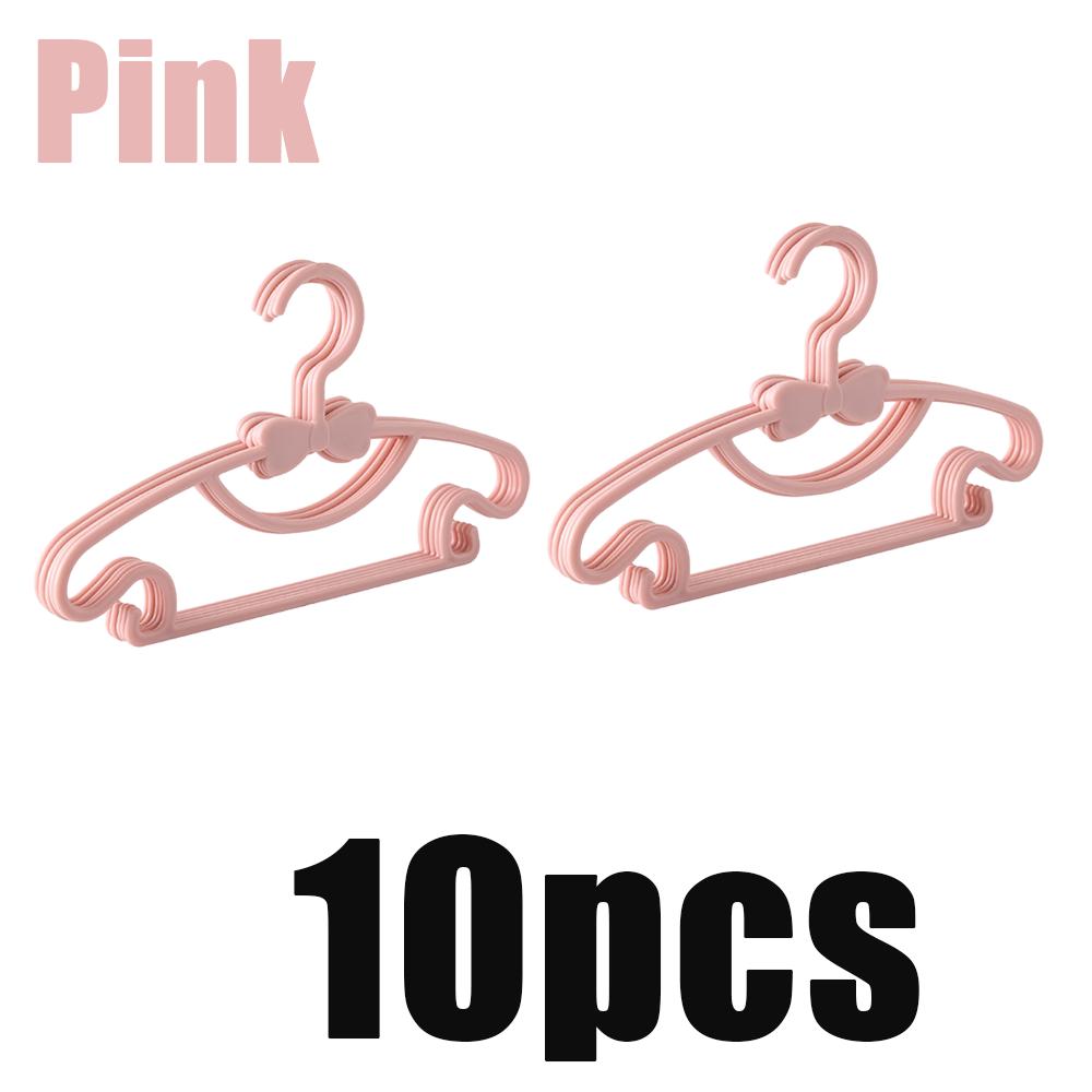 5/10/20/30/50pcs Of Children's Hangers Plastic Portable Towel Scarfs Hangers Kids Clothing Closet Storage Hanger Racks Accessory