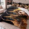 Kontra K 3Pcs Bedding Set Duvet Cover With Two Pillowcases For Bedroom Home Decoration