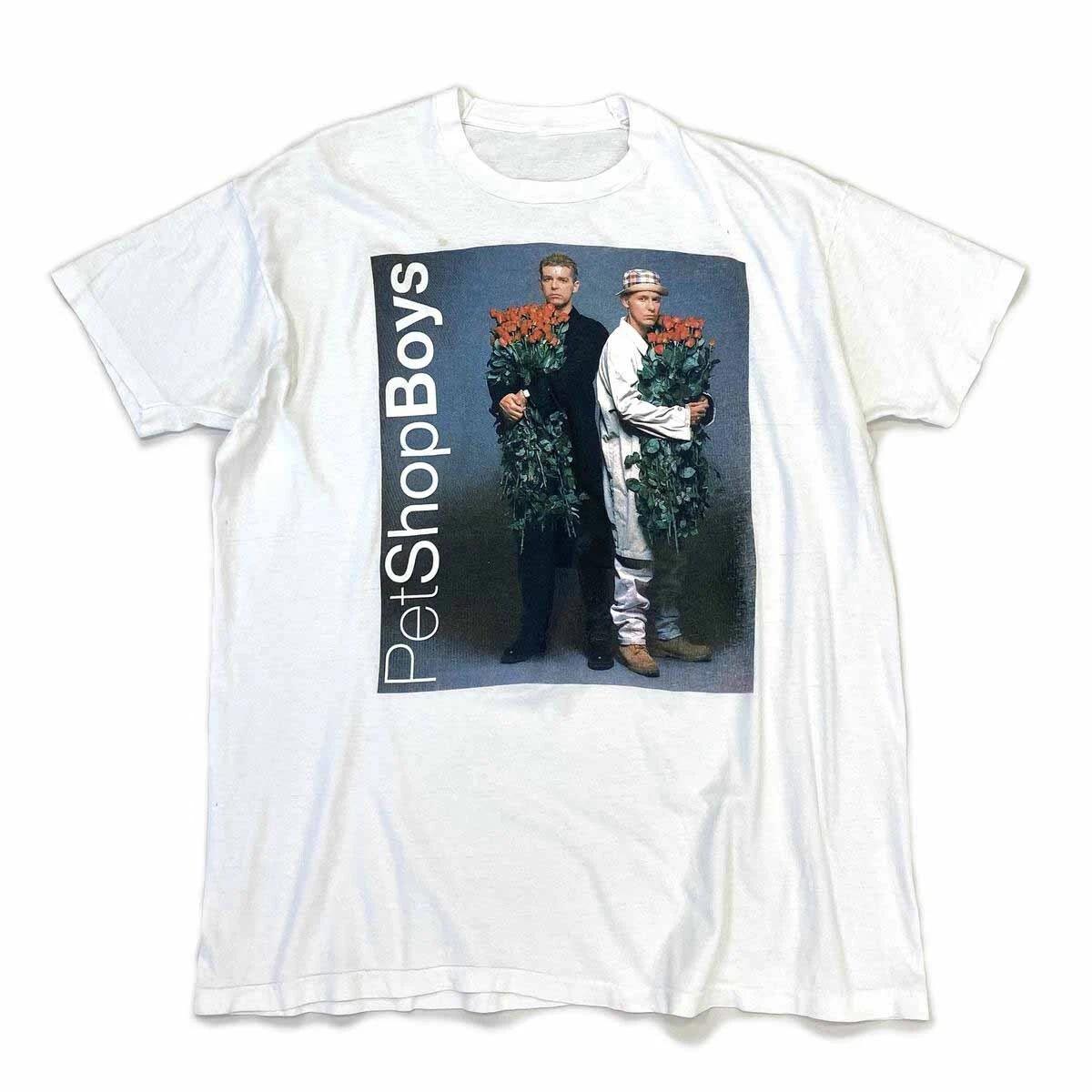 

Retro STyle Roses Pet Shop Boys Shirt White Unisex streetwear 3XL