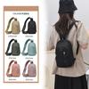 Simple Student Breast Bag Male and Female College Student Sports Messenger Bag Casual Small Backpack Trendy Cool Shoulder Bag