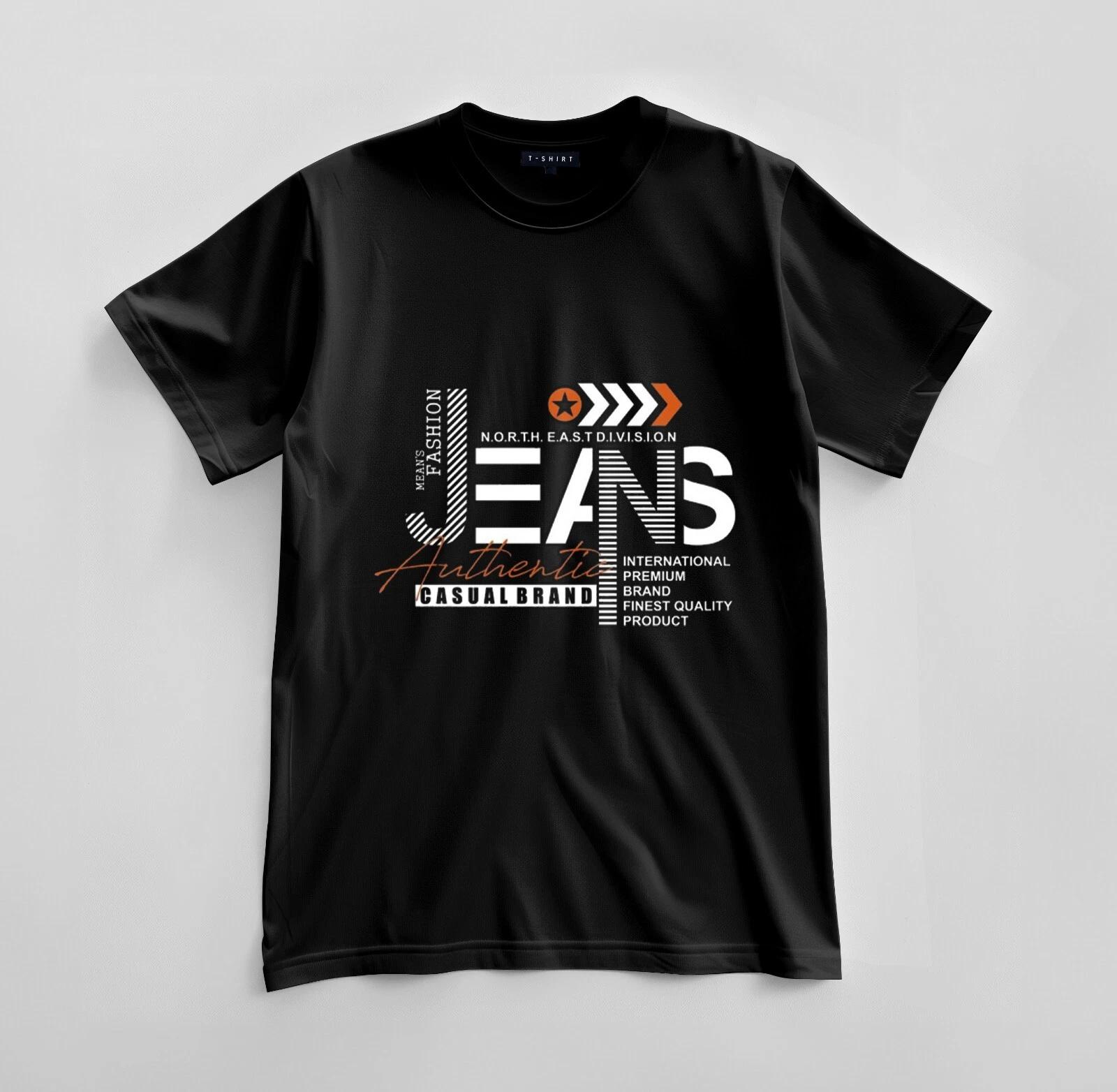 

Custom Just JEANS Graphic T-shirt Design Unisex Jersey Short Sleeve Tee S