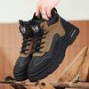 Autumn new light luxury mid-help outdoor hiking shoes retro non-slip shoes casual shoes
