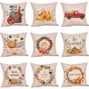 Custom Thanksgiving Cartoon Sofa Pillow Cover - Personalize with Your Image