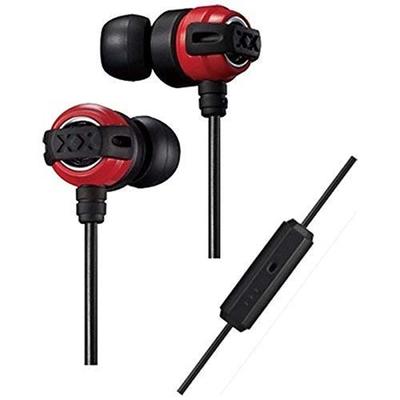 JVC XX Series Earphones Canal Remote Control Red Black HA-FX11XM-RB Type/With &