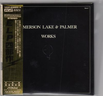 CD EMERSON LAKE & PALMER - Elp Yonbusaku VICP63223 VICTOR 2005 Japonsko ObiRock Použité