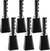 9-Inch Hand-Cranked Cowbell for Cross-Border Competitions and Cheering – 8-Inch Long-Handled Square Design