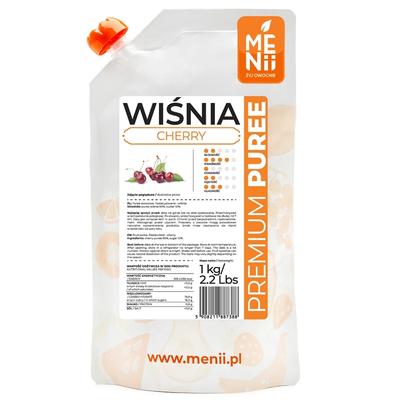 Pulpa Owocowa Wiśnia 1Kg Premiumpuree Menii