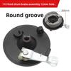 110 front drum brake assembly with 10/12 holes, brake aluminum cover with brake pads for three-wheel vehicle brake system