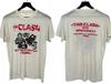 Přetištěné 1981 The Clash Kapela Na Turné Oboustranné Tričko Plná Velikost S-5XL FH452