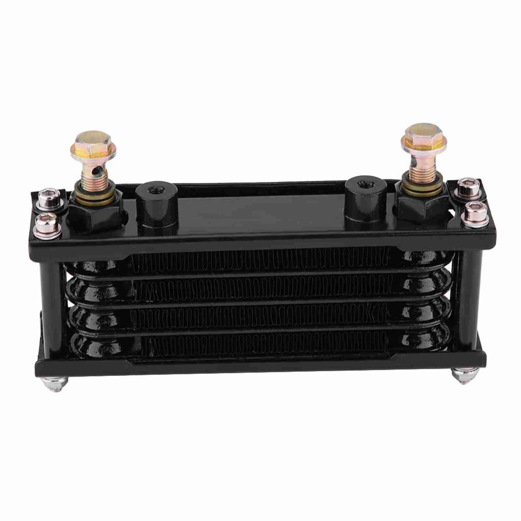 Engine Oil Cooler Oil Cooling System Kit for CB CG 100 ‑250 65ml Black