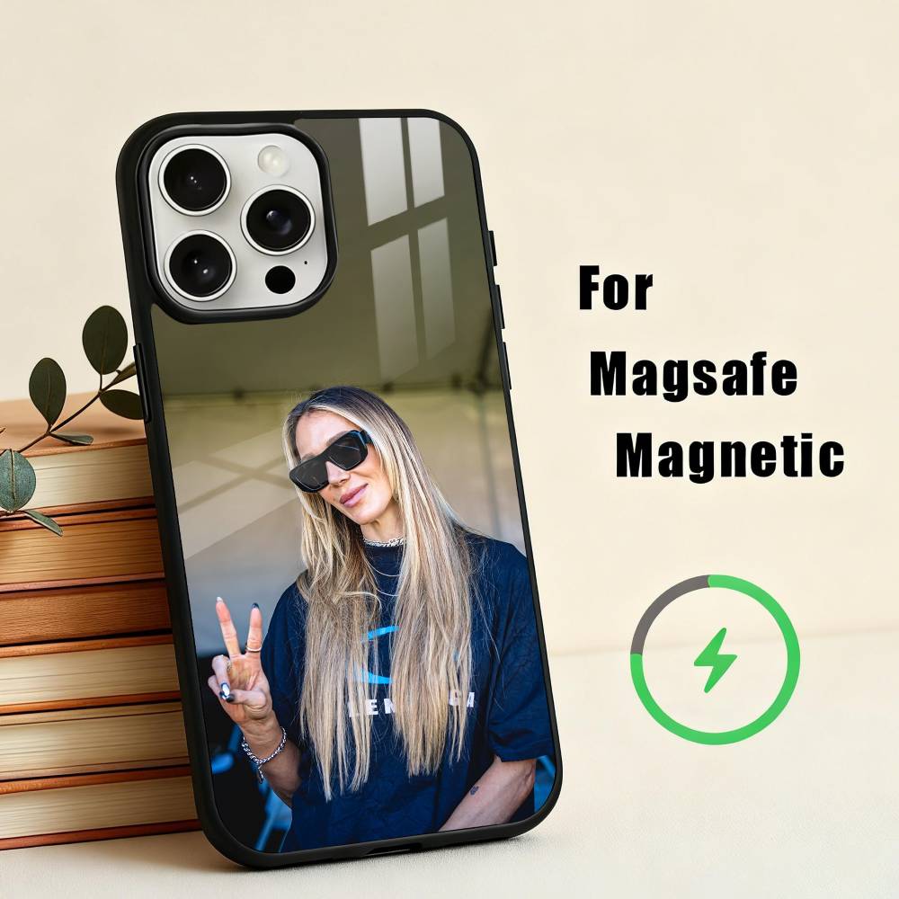 C-Charlotte Flair Phone Case For iPhone 17,16,15,14,13,12,Plus,Pro,Max for Magsafe Magnetic Wireless Charging
