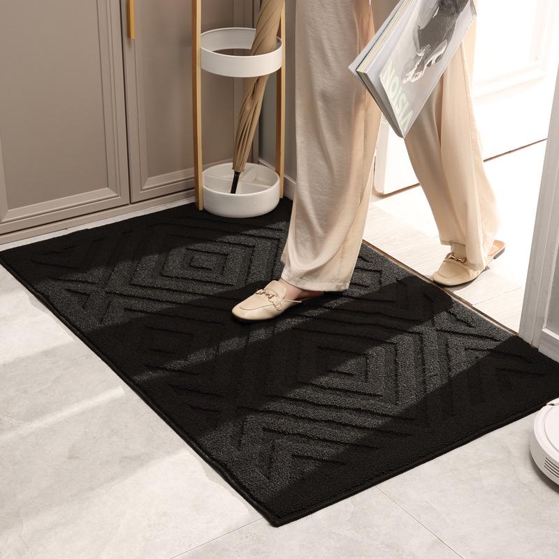 Bohemian Anti-Slip Door Mat: Simple Sand-Scraping Entrance Foot Mat for Doorways