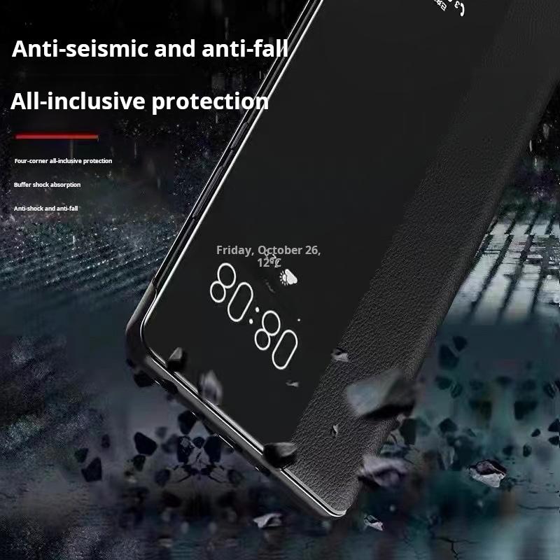 Pouzdro s okénkem pro Samsung Galaxy S25 S24 S23 S22 S21 S20 Note 20 Ultra Plus PU kůže Chytrý flip Nárazuvzdorný kryt Skořepina