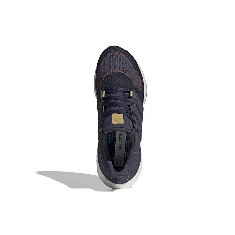 Adidas UltraBoost 22 Shadow Navy Unisex Sneakers Blue Vivid-Red GX9146