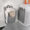 Wall-mounted Dirty Clothes Basket Punch Free Collapsible Laundry Basket  Bedroom