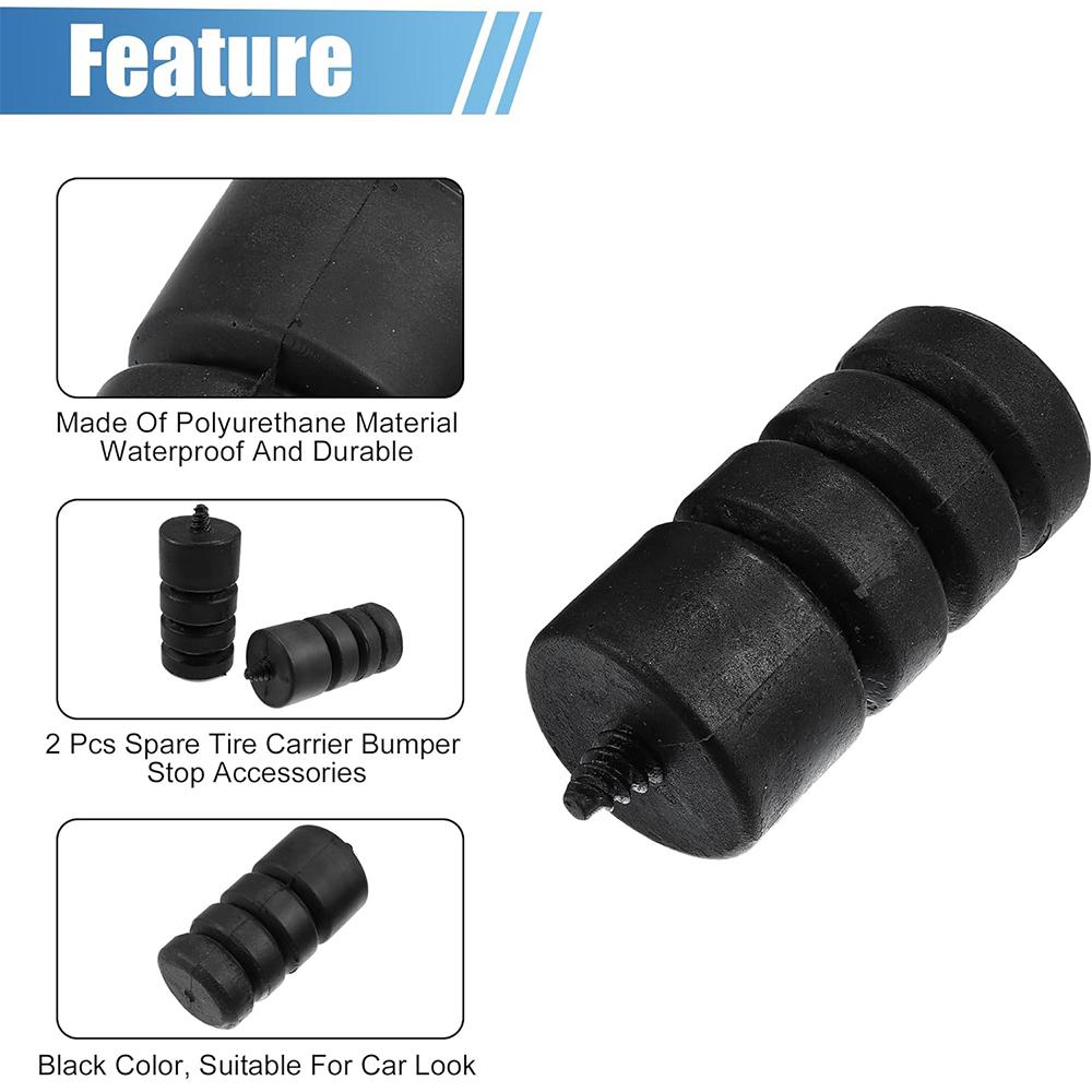 Stoppkloss Reservhjulshållare Baklucka Stoppkloss För Jeep Wrangler JL 2018 2019 2020 2021 2024 2024 2024+