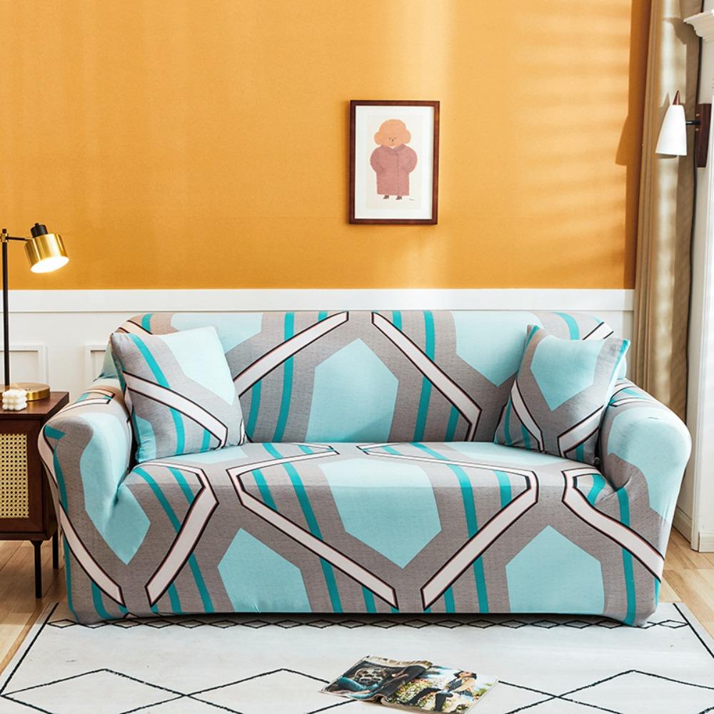 Elastic Sofa Slipcover Full Coverage Non Slip Stretchable Sofa Protector for Home Decor