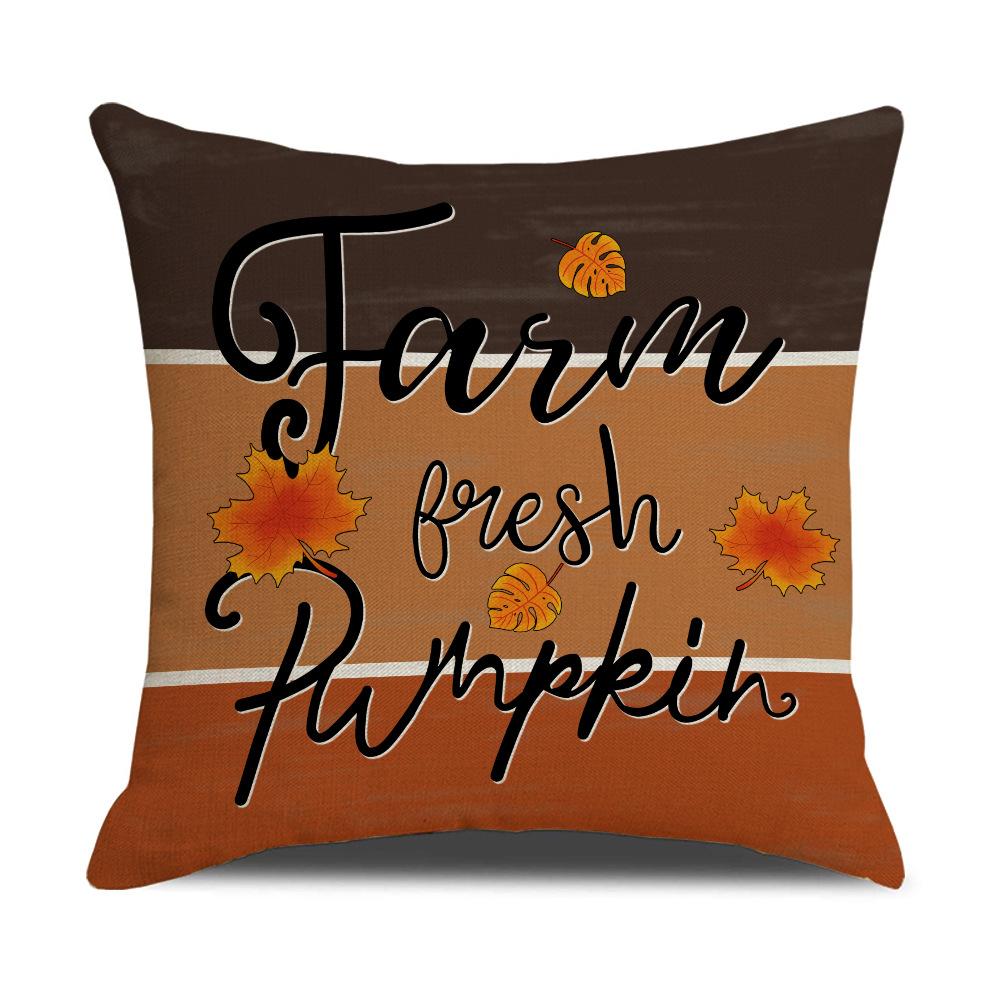 Autumn Story Printed Pillowcase Harvest Festival Decoration Sofa Pillowcase Bedroom Bedside Cushion Cover