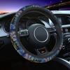 DIZZY Car Steering Wheel Cover for Kei and Standard Comfortable To the Interior 38cm Cars, Stylish, Non-Slip, Stain-Resistant, Touch, Accessory, Item,