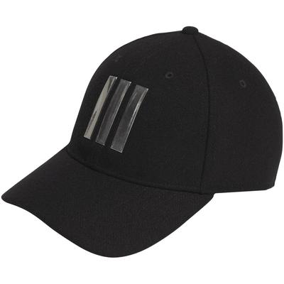 Adidas Golf Wool Three Stripes Golf Black Men's Cap,