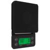 Coffee Scale Timing Multi Units 0.1g Accuracy Portable Electronic Scale with Insulation Pad for Kitchen Outdoor Black