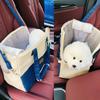 Borsa a tracolla per animali domestici Borsa tote portatile per viaggi con animali domestici Morbida traspirante Sedile per auto per cani Portatile Antiscivolo Borsa per il trasporto del gatto Uso per cani di piccola taglia