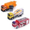 Ma Ke Da Alloy Car Model: Fire Truck, Tanker, Mixer, Garbage, Cement, Transport Vehicles