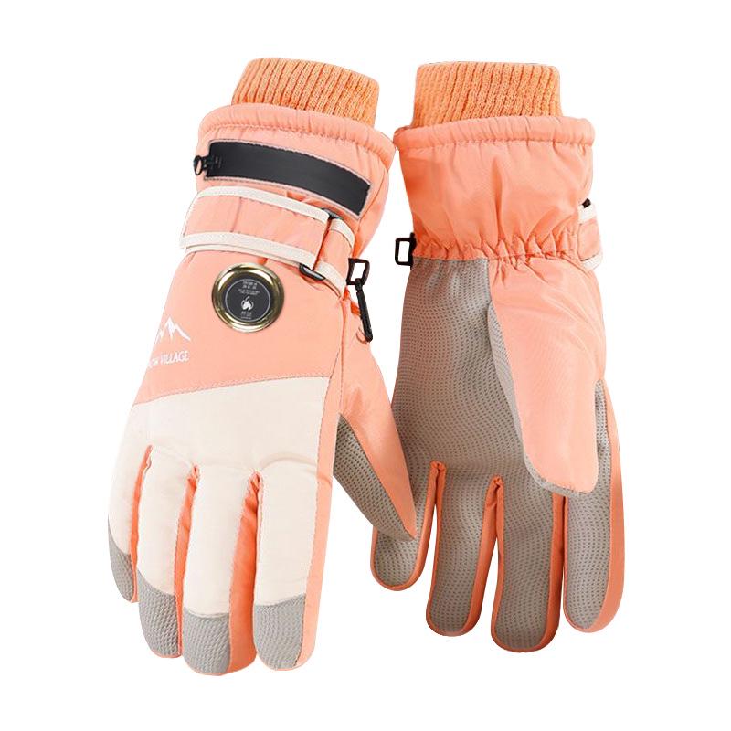Infrared Heated Winter Gloves for Outdoor Cycling, Motorcycling & Skiing