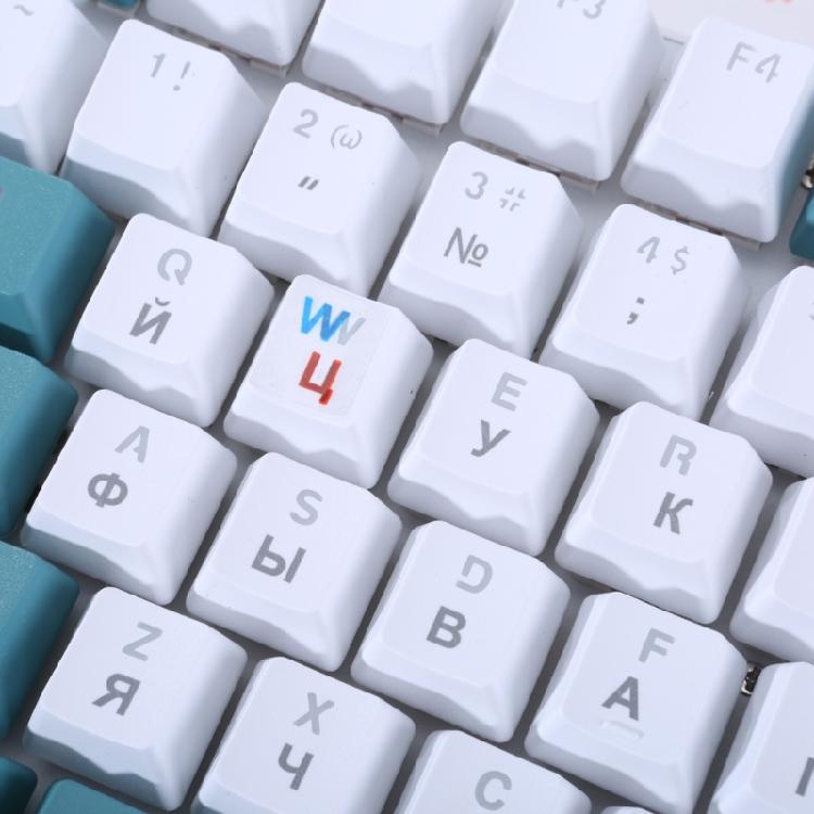3PCS/Set Keyboard Stickers Button Letters Alphabet Durable for Laptop Ukrainian