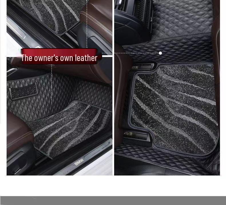 Universal Starry Sky Car Floor Mat - Eco-Friendly, Elbow Yarn, Main Driver, Single Piece