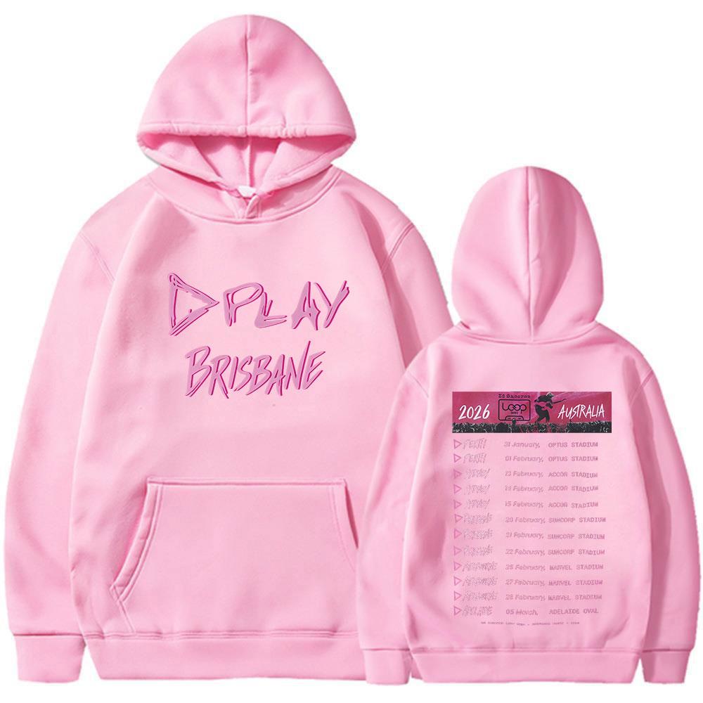 Ed Sheeran Loop Tour Australia 2026 Tour Play Merch Hoodies Men Women Clothing Fashion Hip Hop Oversized Long Sleeve Sweatshirts
