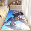 Robot Warrior In Blue Sky Suitable As a Non-slip Mat for the Living Room or Bedroom Sofa