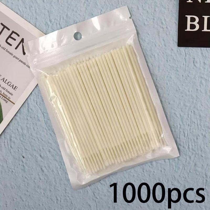 500 pcs-1500pcs Disposable Micro Eyelash Brush Heads Expanded Personal Eyelash Brush Heads Multi-purpose Micro Brush Heads QIWU