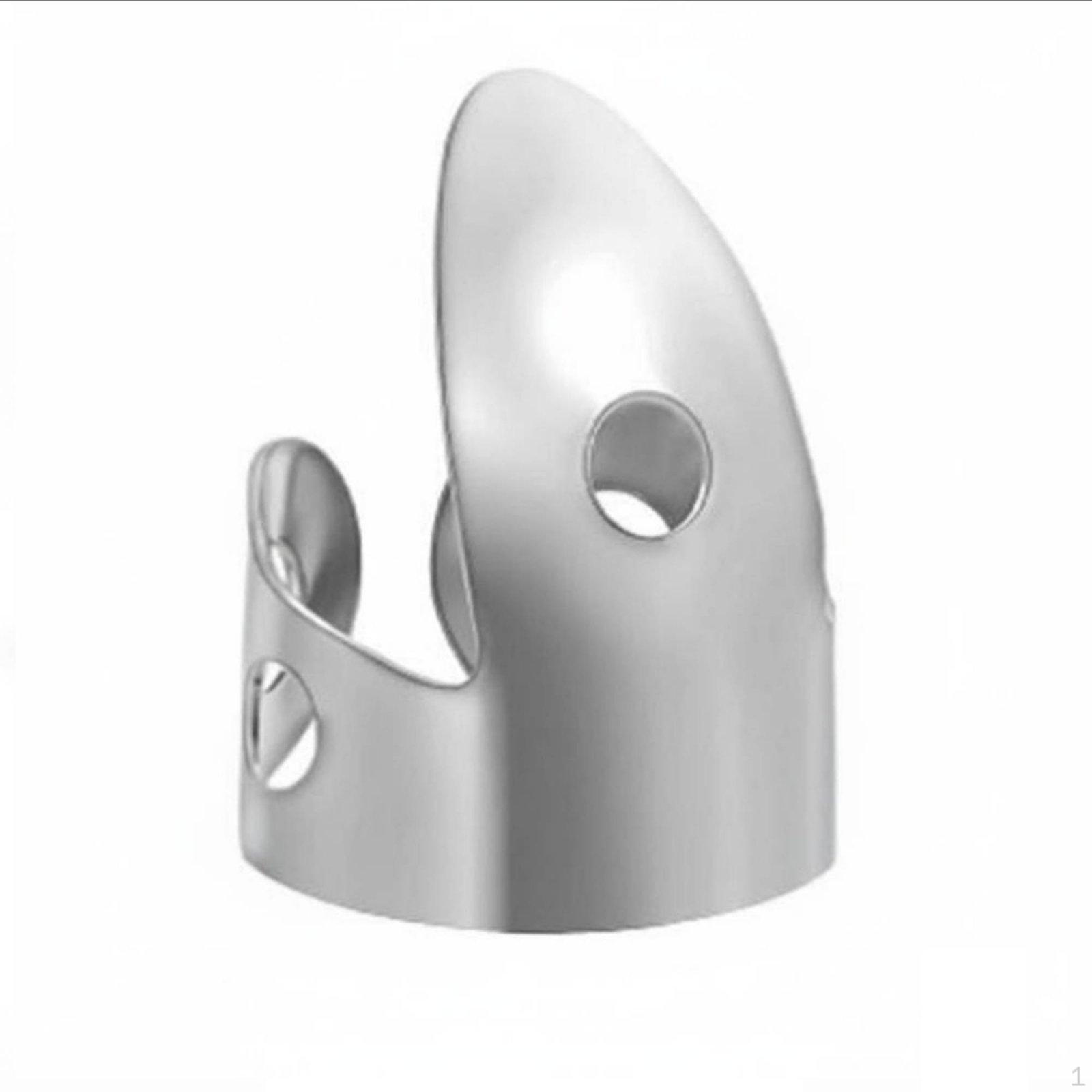 Metal Index Finger Pick Versatile Use Adjustable Material Guitar Sleeve for Guitarists, Index Finger-b