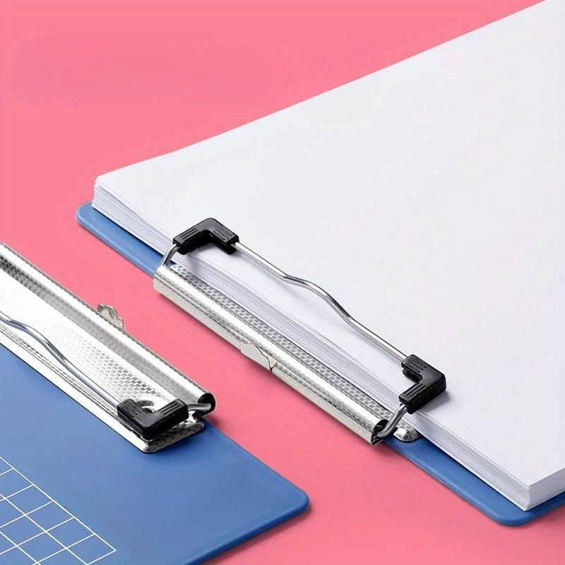 A4 Plastikplattenhalter Büroklammer Schreib-Unterplattenhalter Klemmbretter Mit Lineal-Skala Menü-Tisch Ordner