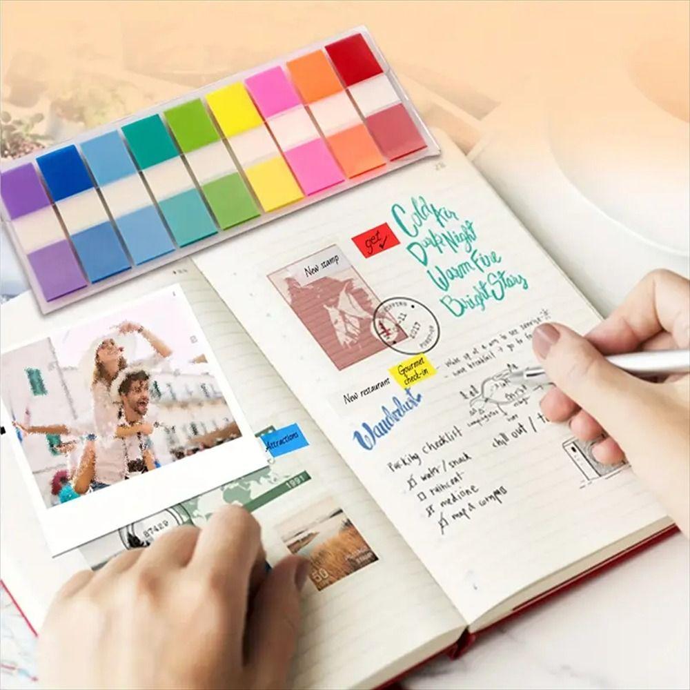 Transparent Sticky Tabs Water Proof Index Tabs Student Children Sticky Notes  Bookmarkers