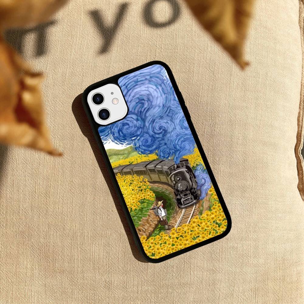 Art Vincent Van Gogh Phone Case For iPhone 17 16 15 14 13 Plus 12 11 Pro Max PC+TPU Cases Back Cover