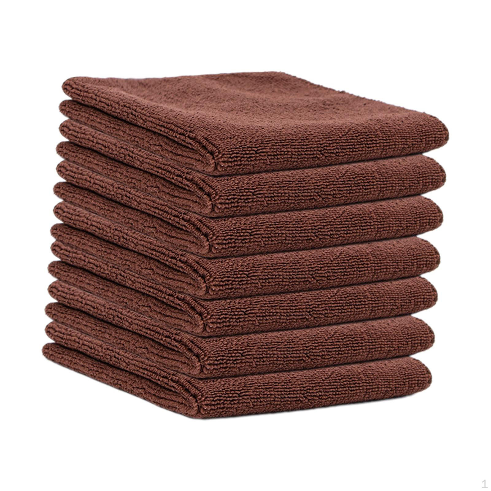 7 шт. Салфетка из микрофибры для мытья окон многоразовая портативная универсальная тряпка для мытья окон коричневый