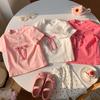 Girls' Casual Short-sleeved T-shirt - Summer Children's Princess Bow Tie T-shirt