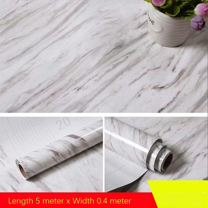 Papel tapiz y papel tapiz de mármol 3D de 5 metros, pegatinas de pared, vinilo de PVC, papel tapiz autoadhesivo 3D impermeable para pared, mesa, sala de estar, decoración del hogar